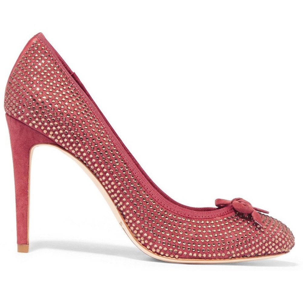 Tory Burch Phoenix Charm Logo Platform Heels - Picture 1 of 6